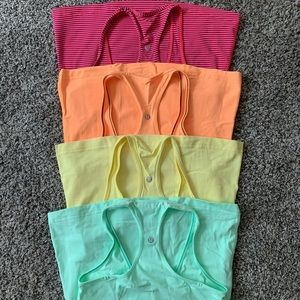 (4) size 6 tank tops